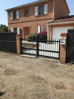 Portail coulissant Imitation 2 vtx