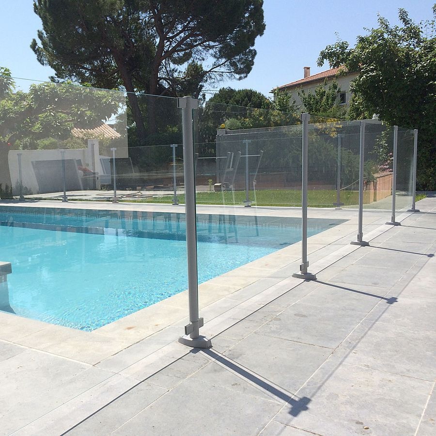 clôture Piscine verre