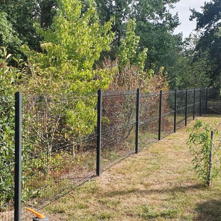 Clôture rigide + occultation PVC