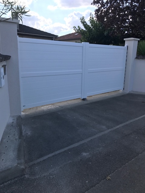 Portail coulissant Imitation 2 vtx