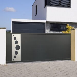 Portillon + pilier Alu